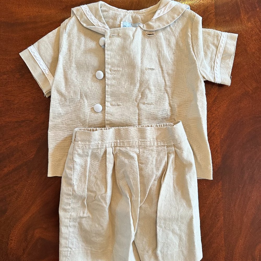 2T Linen Matching Set